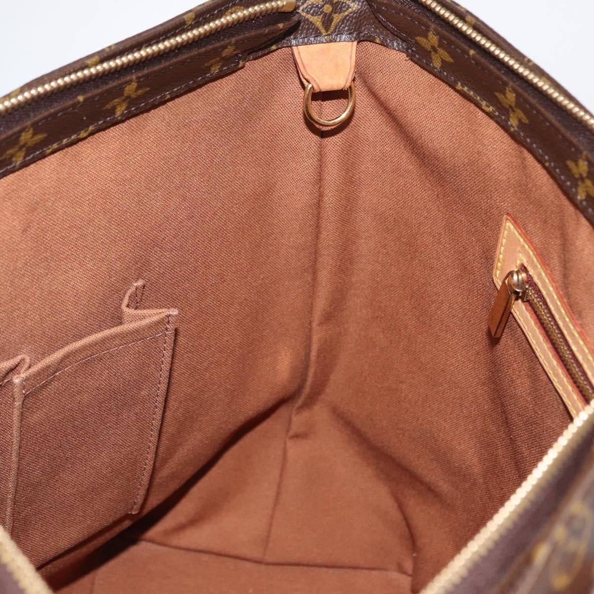 Louis Vuitton Cabas Mezzo Monogram Canvas, BROWN, CANVAS, Tote bag