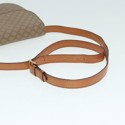 Celine Vintage Macadam Shoulder Bag Canvas, BEIGE, CANVAS, Shoulder bag