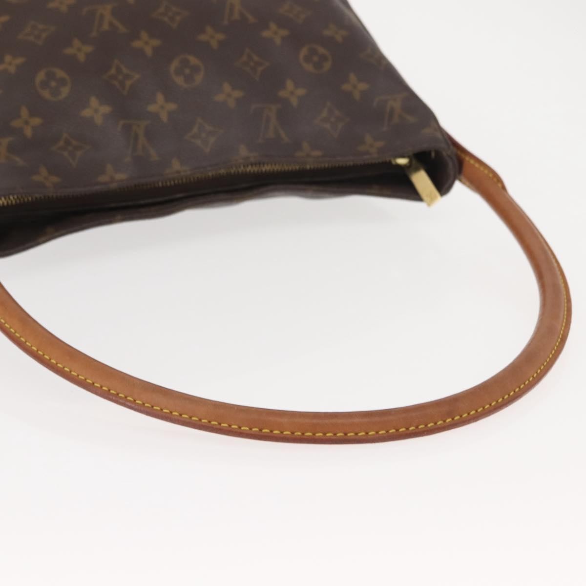Louis Vuitton Looping Handbag Monogram Canvas, BROWN, CANVAS, Shoulder bag
