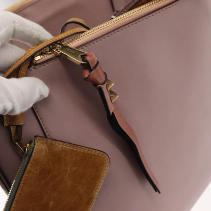 Chloe Vintage Tote bag Leather, PINK, LEATHER, Tote bag