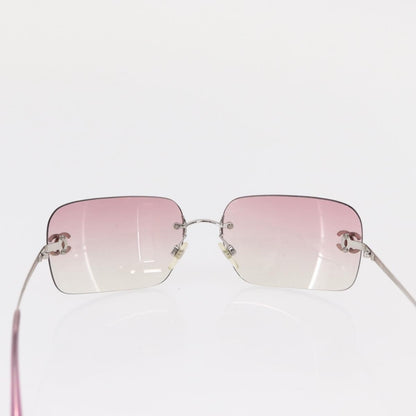 Chanel Logo CC Sunglasses Metal, PINK, METAL, Sunglasse