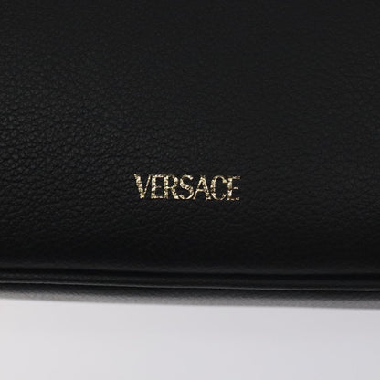 Versace Medusa Shoulder Bag Leather, BLACK, LEATHER, Shoulder bag