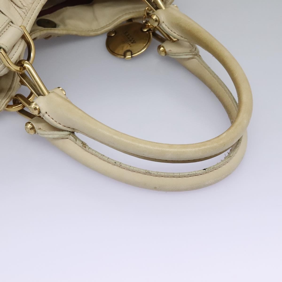 Bally Handbag Leather, BEIGE, LEATHER, Tote bag