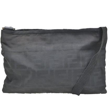 Fendi Vintage Shoulder Bag Zucca Canvas, BROWN, CANVAS, Shoulder bag