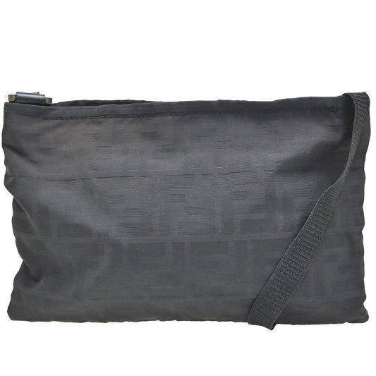 Fendi Vintage Shoulder Bag Zucca Canvas, BROWN, CANVAS, Shoulder bag