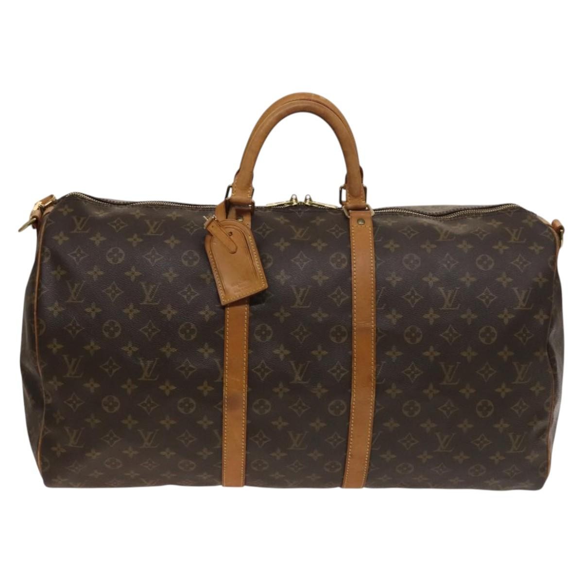 Louis Vuitton Keepall Bag Monogram Canvas, MULTICOLOUR, CANVAS, Travel bag