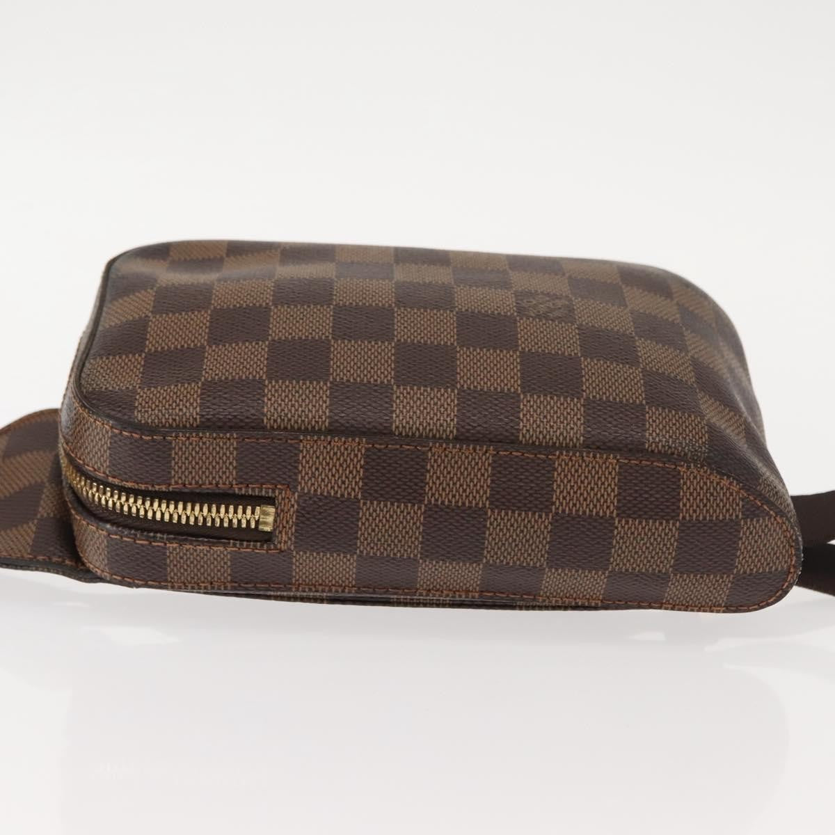 Louis Vuitton Geronimos Waist Bag Damier, BROWN, CANVAS, Shoulder bag