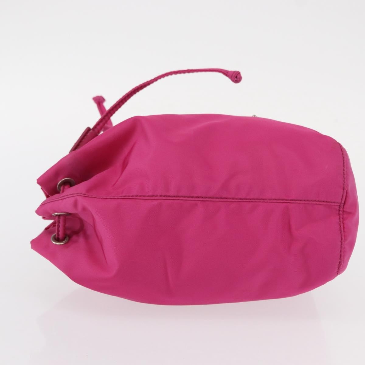 Prada Pochette Nylon, PINK, NYLON, Clutche & pouche