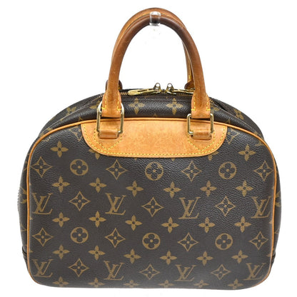 Louis Vuitton Trouville Handbag Monogram Canvas, BROWN, CANVAS, Handbag