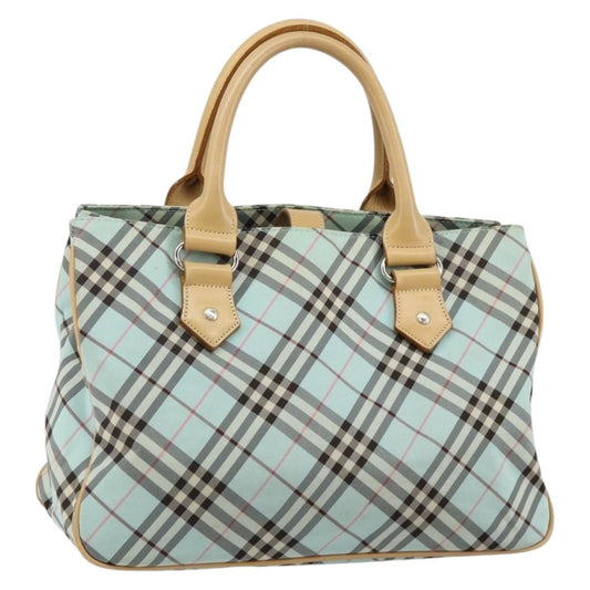 Burberry Nova Check Tote Nylon, BLUE, NYLON, Tote bag