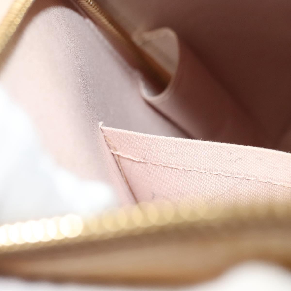 Louis Vuitton Alma Handbag Monogram Vernis, BEIGE, PATENT_LEATHER, Handbag