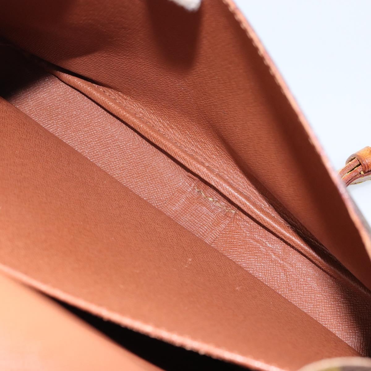 Louis Vuitton Cartouchiere Handbag Monogram Canvas, BROWN, CANVAS, Shoulder bag
