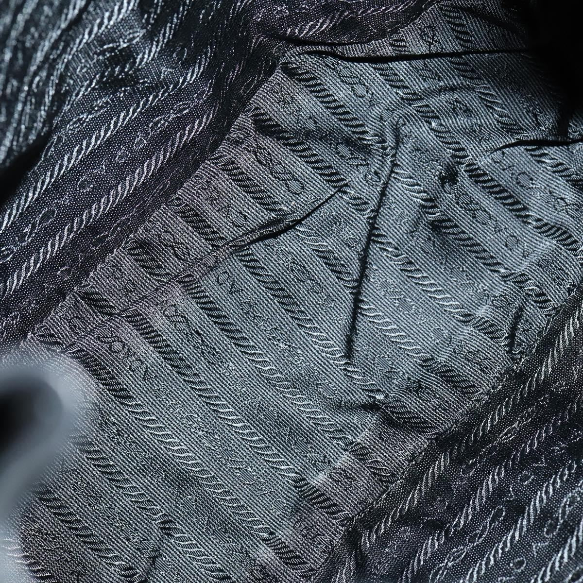 Prada Vela Double Front Pocket Backpack Leather, BLACK, LEATHER, Backpack