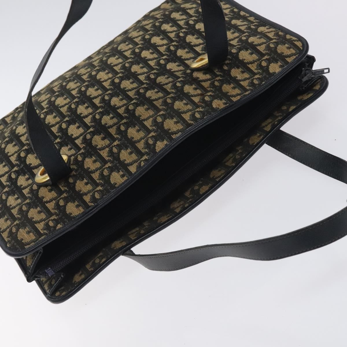 Christian Dior Trotter shoulder bag Canvas, NAVY, CANVAS, Shoulder bag