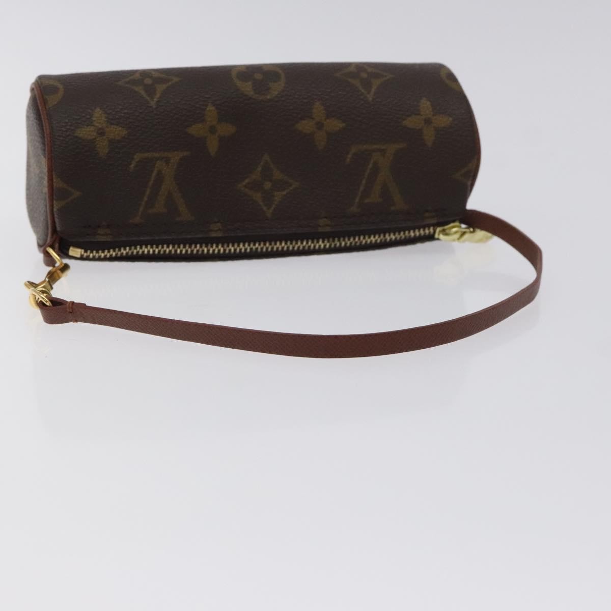 Louis Vuitton Papillon Pochette Monogram Canvas, BROWN, CANVAS, Handbag
