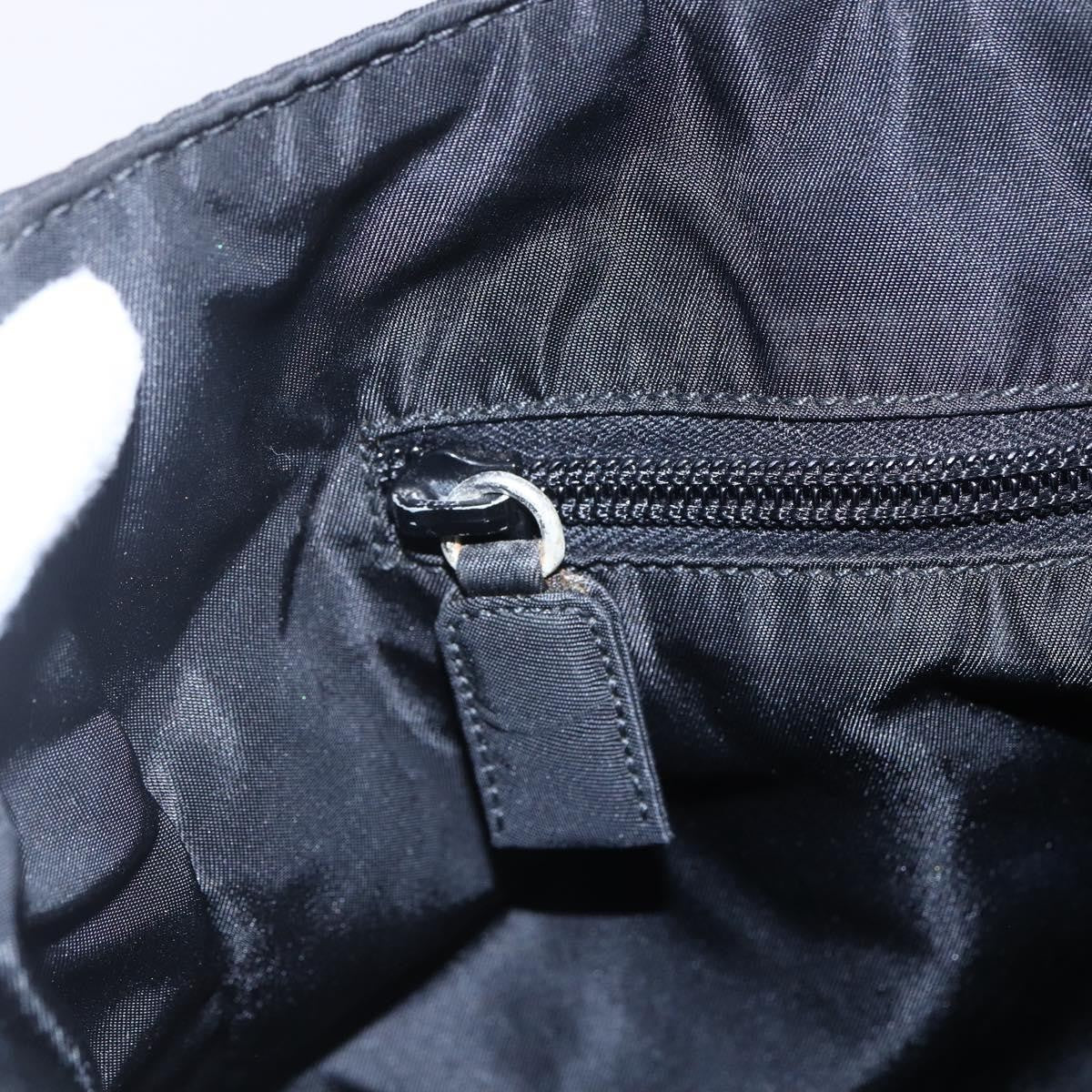 Prada Resin Handle Tote Tessuto, BLACK, NYLON, Tote bag