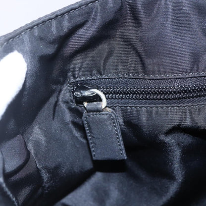 Prada Resin Handle Tote Tessuto, BLACK, NYLON, Tote bag