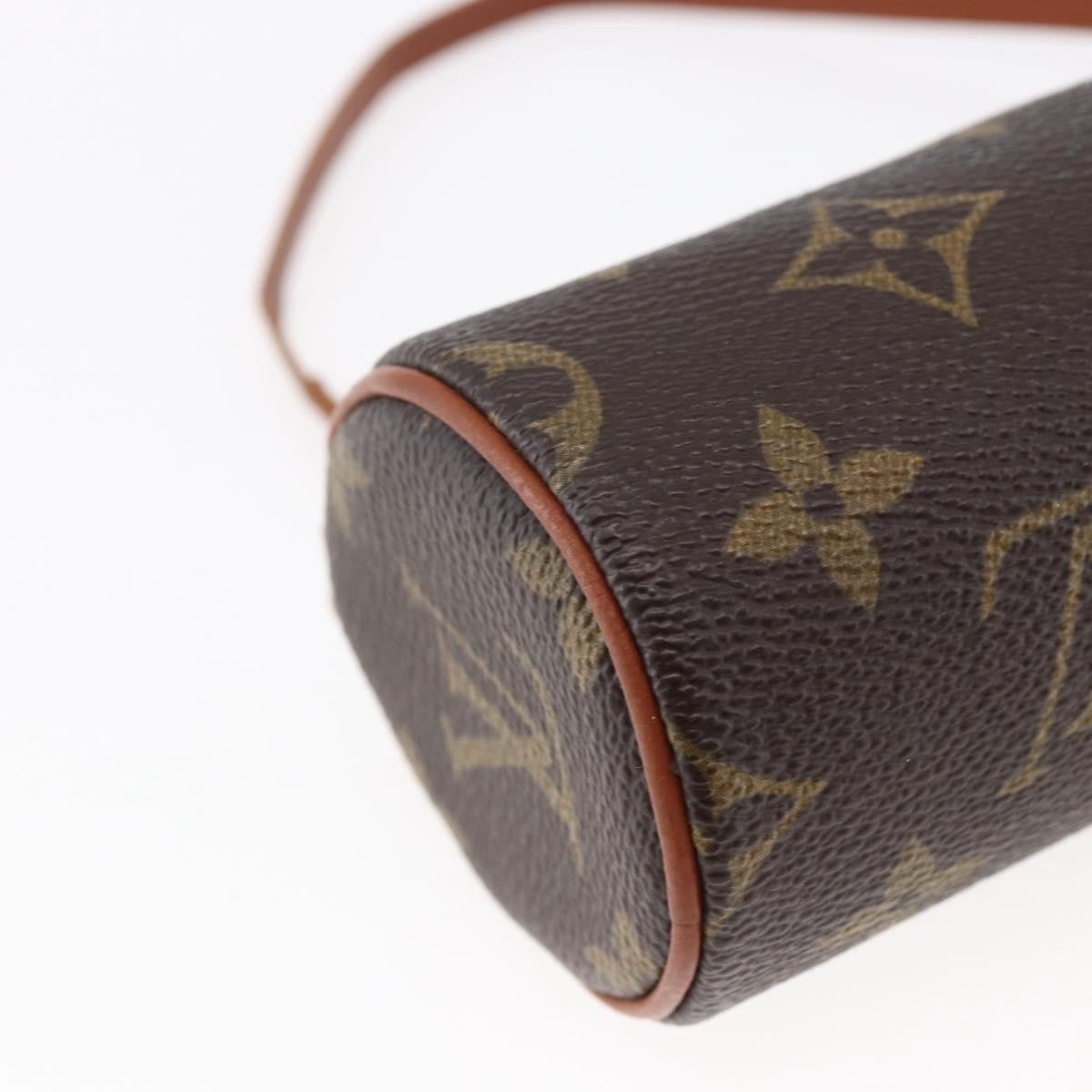 Louis Vuitton Papillon Pochette Monogram Canvas, BROWN, CANVAS, Handbag