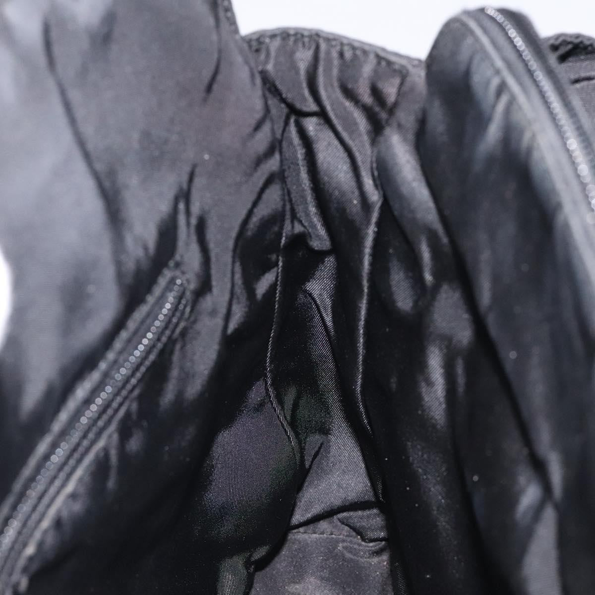 Prada Resin Handle Tote Tessuto, BLACK, NYLON, Tote bag