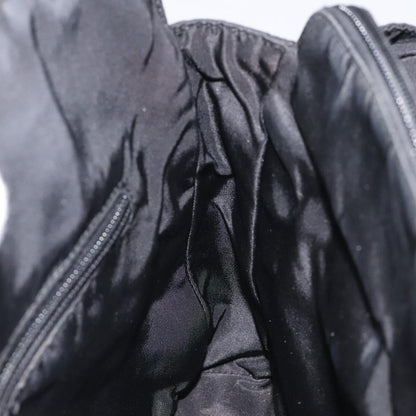 Prada Resin Handle Tote Tessuto, BLACK, NYLON, Tote bag