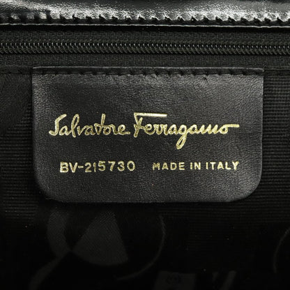 Salvatore Ferragamo Vala tote Canvas, BLACK, CANVAS, Tote bag
