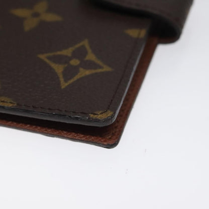 Louis Vuitton Agenda Cover Monogram Canvas, BROWN, CANVAS, Wallets