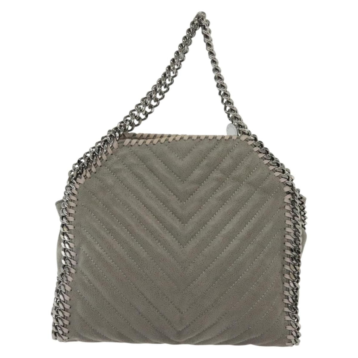 Stella McCartney Falabella Tote Suede, GRAY, SUEDE, Tote bag