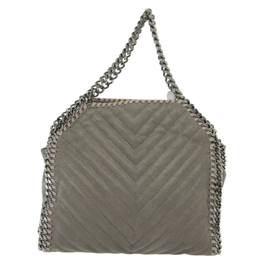 Stella McCartney Falabella Tote Suede, GRAY, SUEDE, Tote bag