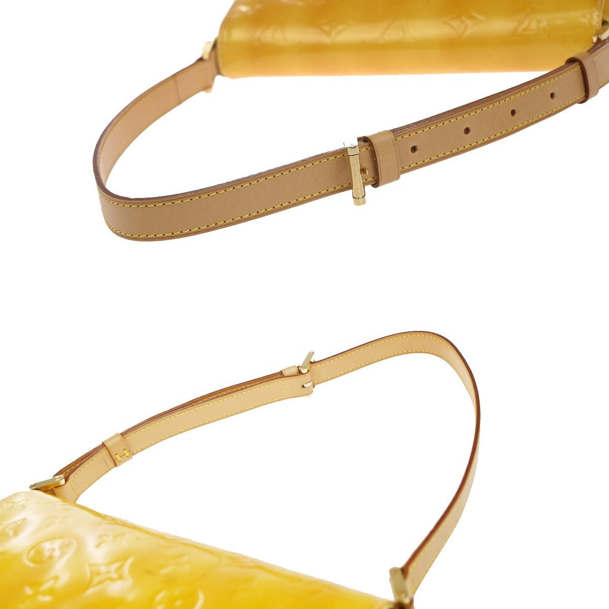 Louis Vuitton Thompson Street Handbag Monogram Vernis, Yellow, Patent Leather, Shoulder Bag