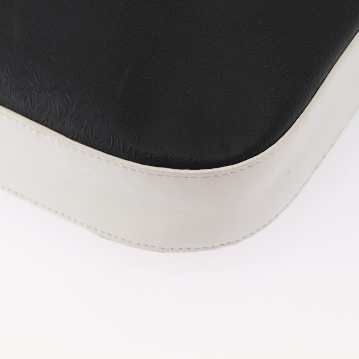 Loewe Anagram Shoulder Bag Leather, BLACK, LEATHER, Shoulder bag