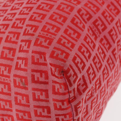 Fendi Roll Tote Zucchino Canvas, RED, CANVAS, Tote bag