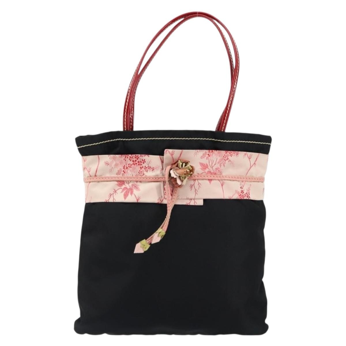 Prada Vintage Tote Tessuto, BLACK, NYLON, Tote bag