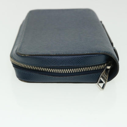 Louis Vuitton Zippy XL Taiga Leather, Navy, Leather, Wallet