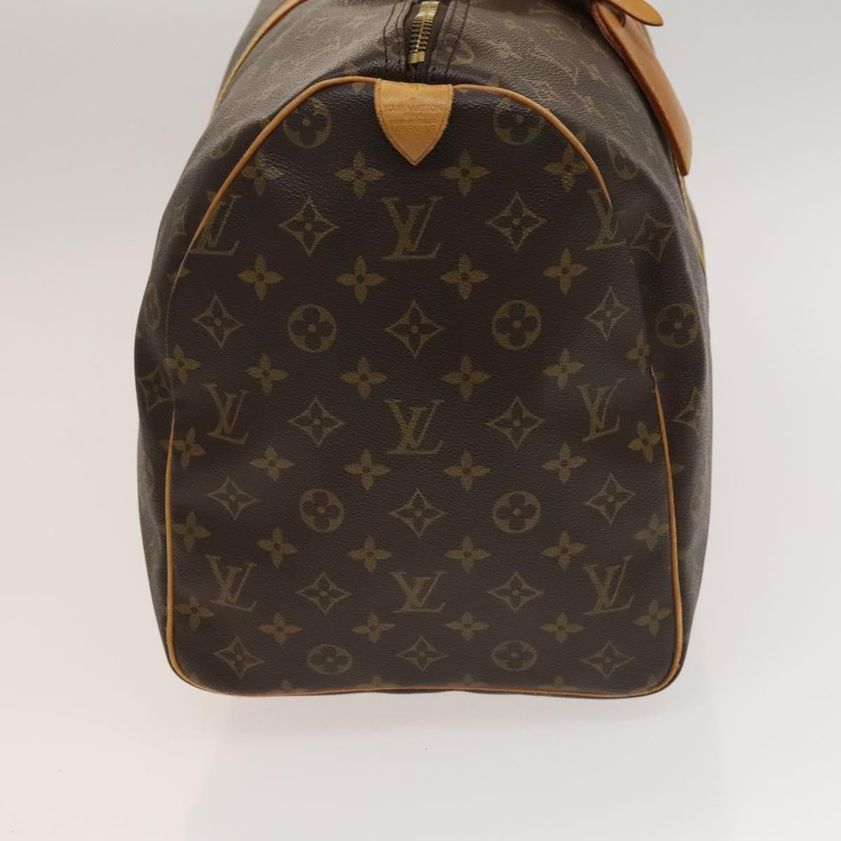 Louis Vuitton Keepall Bag Monogram Canvas, BROWN, CANVAS, Travel bag
