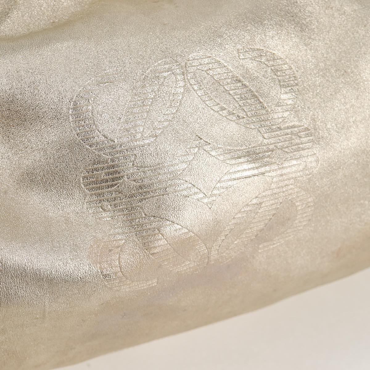 Loewe Anagram Logo Nappa Aire Hand Bag Leather, GOLD, LEATHER, Handbag