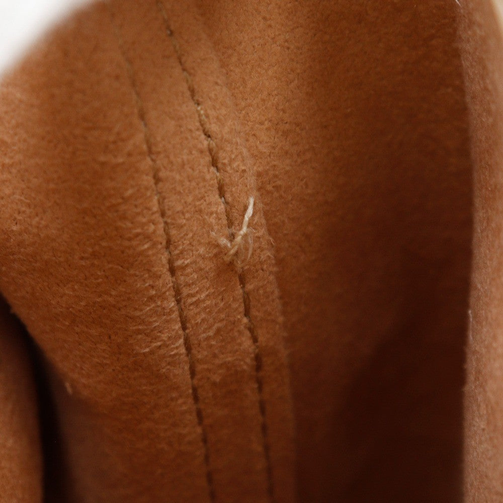 Gucci GG super mini handbag Leather, BEIGE, LEATHER, Handbag