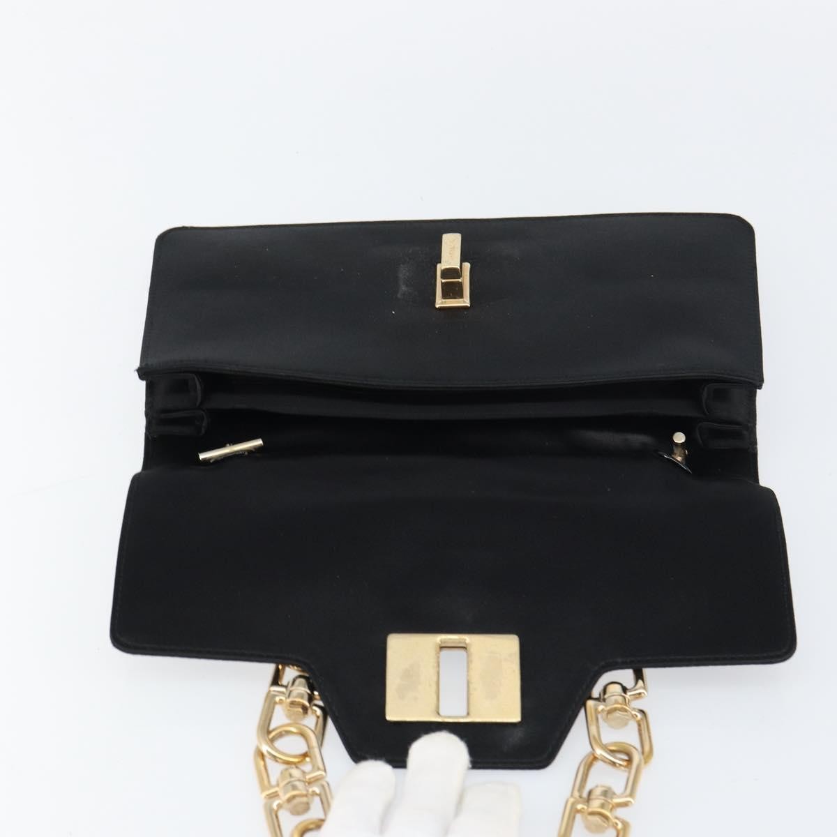 Givenchy Shoulder Bag Satin, BLACK, SATIN, Shoulder bag