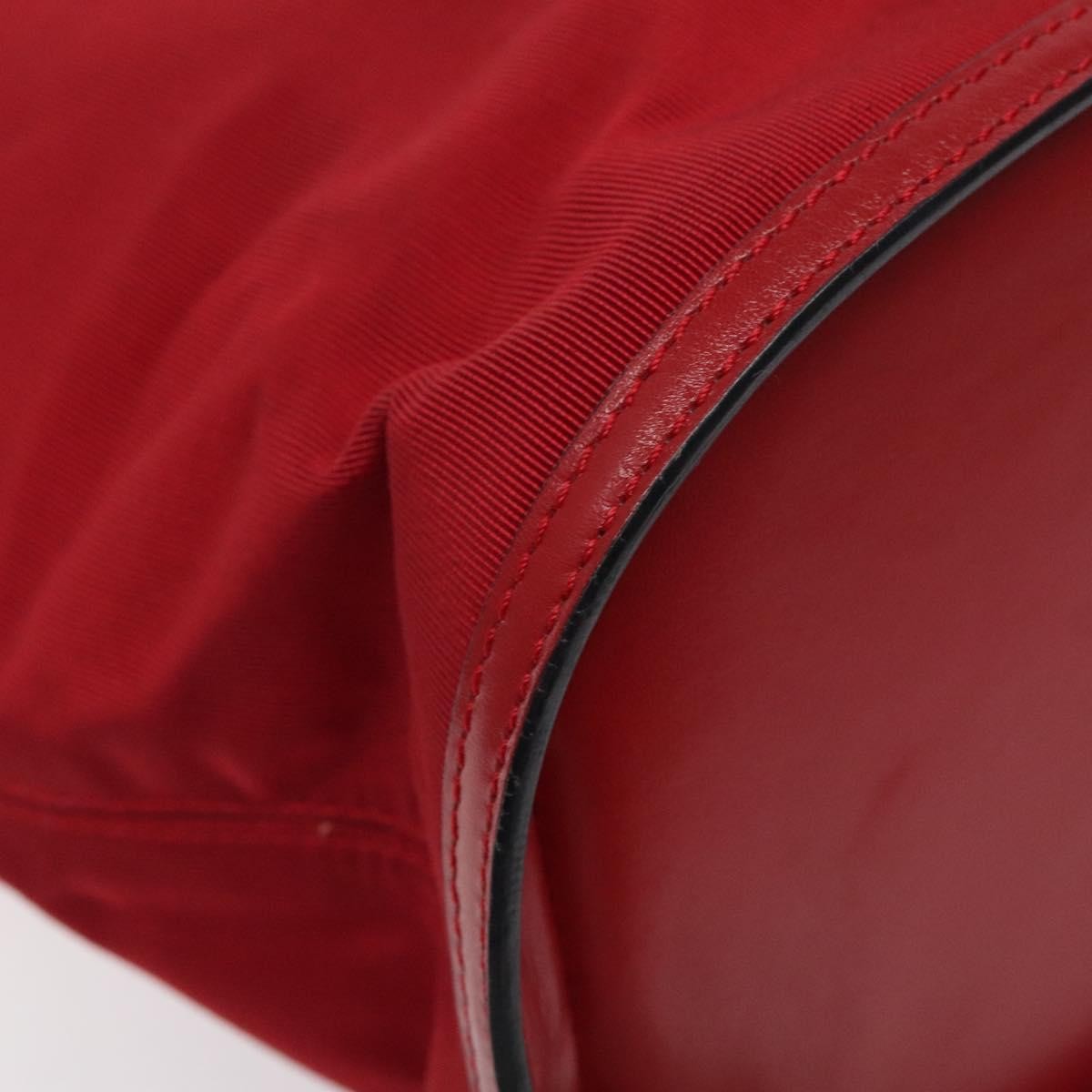 Celine Handbag Canvas, RED, CANVAS, Handbag