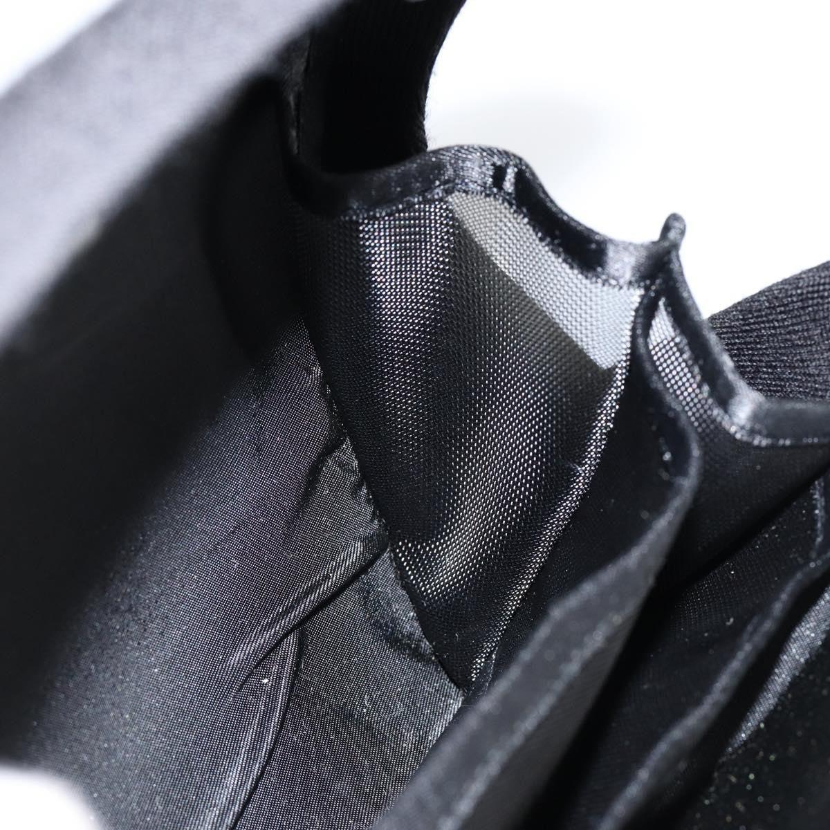 Chanel Millennium Shoulder Bag Jersey, BLACK, COTTON, Shoulder bag