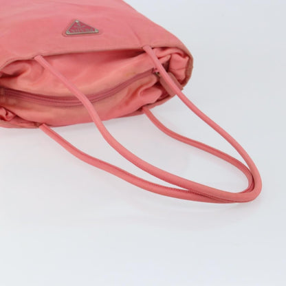 Prada Vintage Zip Tote Tessuto, PINK, NYLON, Tote bag