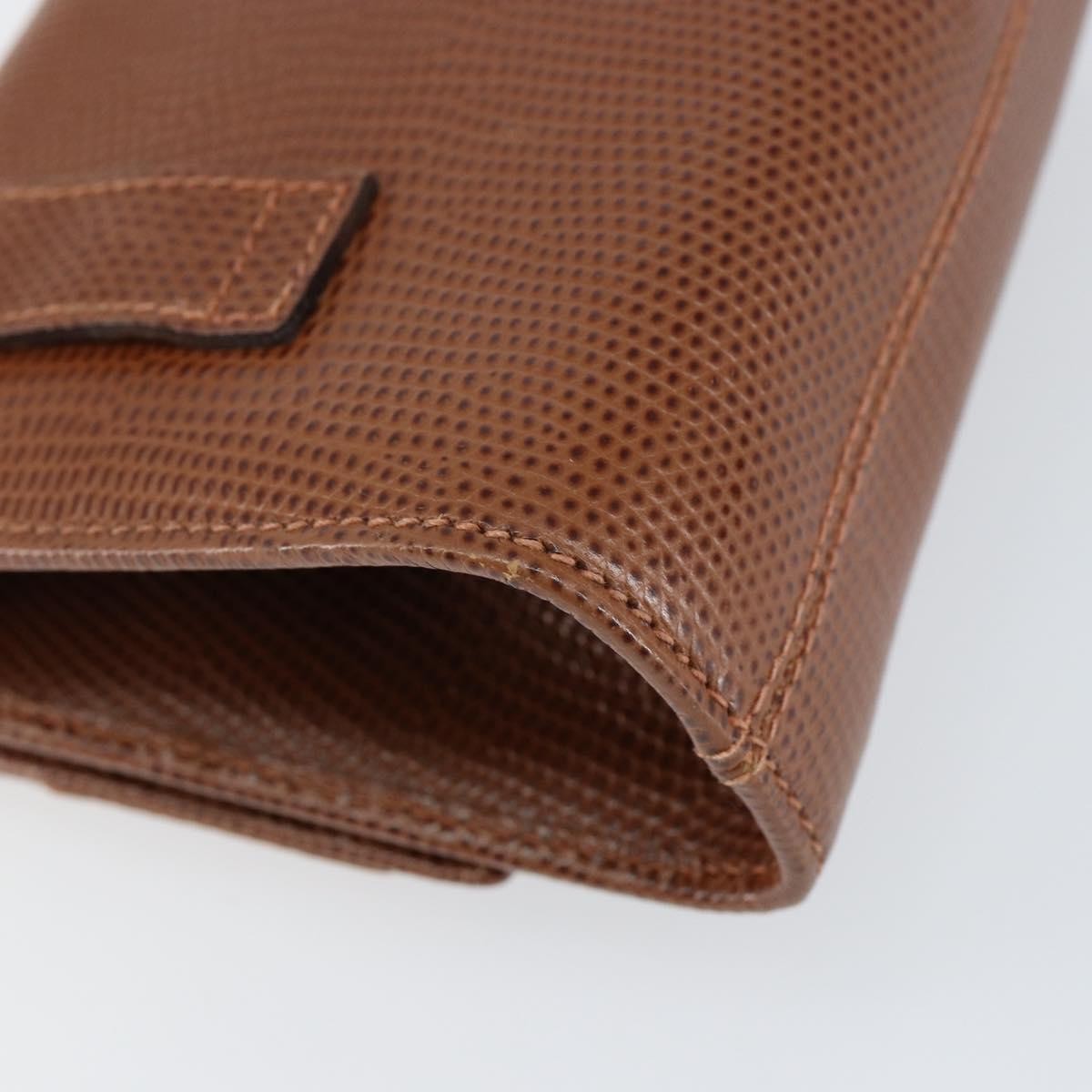 Salvatore Ferragamo Vala Shoulder Bag Embossed Leather, BROWN, LEATHER, Shoulder bag