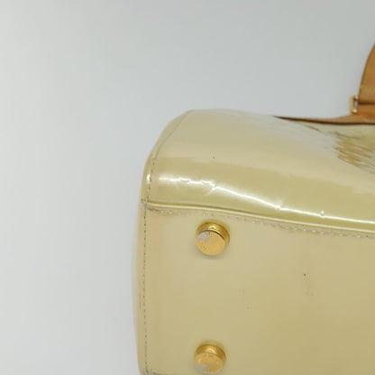 Louis Vuitton Brea Handbag Monogram Vernis, BEIGE, PATENT_LEATHER, Handbag