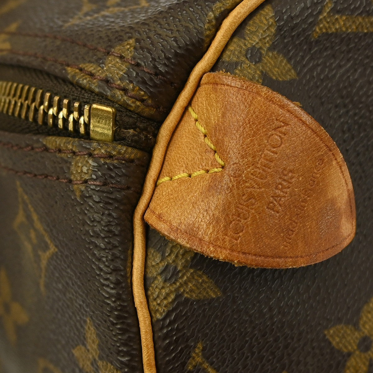 Louis Vuitton Speedy Handbag Monogram Canvas, BROWN, CANVAS, Handbag