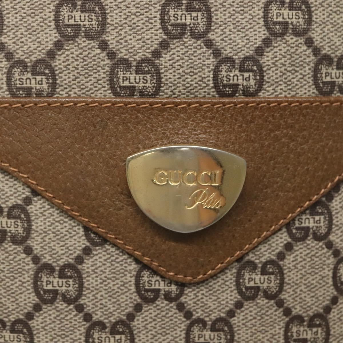 Gucci Vintage Web Strap Tote GG Coated Canvas, BEIGE, CANVAS, Tote bag