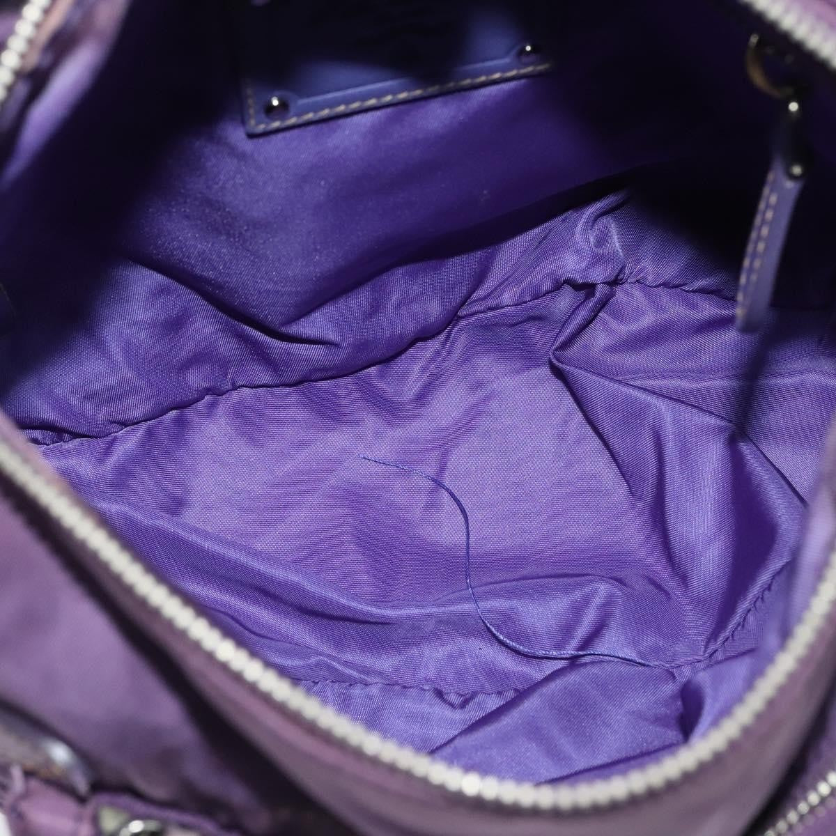 Prada Double Buckle Flap Camera Bag Tessuto, PURPLE, NYLON, Shoulder bag