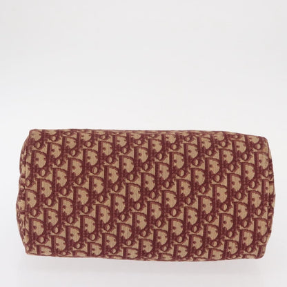 Christian Dior Vintage Trotter Handbag Canvas, RED, CANVAS, Handbag