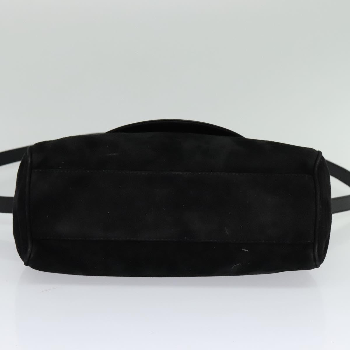 Salvatore Ferragamo Flap Handbag Leather, BLACK, LEATHER, Handbag