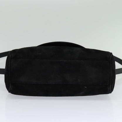 Salvatore Ferragamo Flap Handbag Leather, BLACK, LEATHER, Handbag