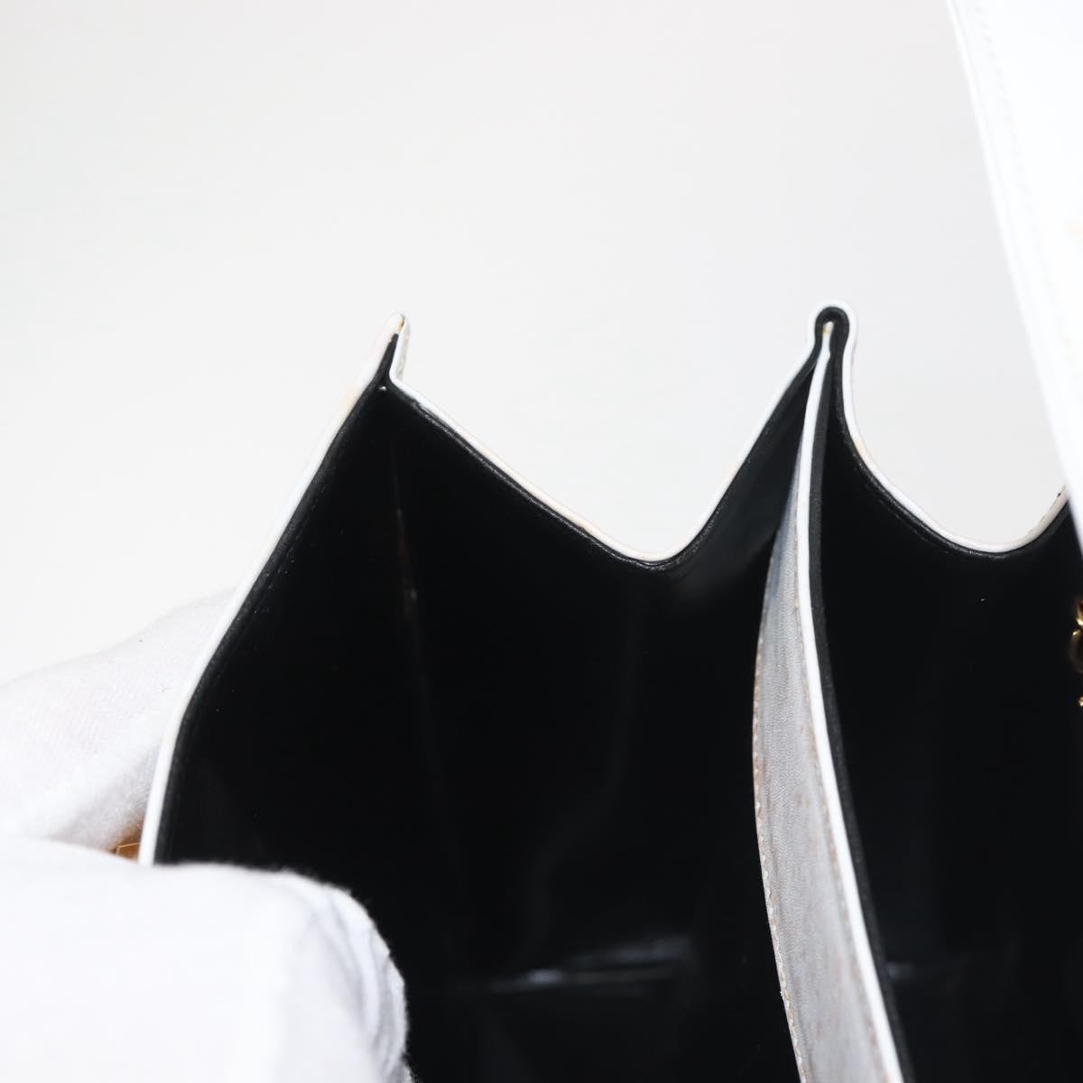 Salvatore Ferragamo Gancini Convertible Top Handle Bag Leather, WHITE, LEATHER, Handbag