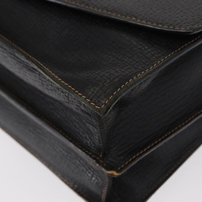 Loewe Barcelona Business Bag Leather, BLACK, LEATHER, Briefcase